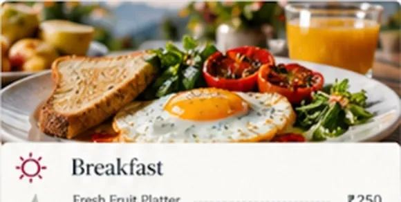 Breakfast at Adrushya Estates